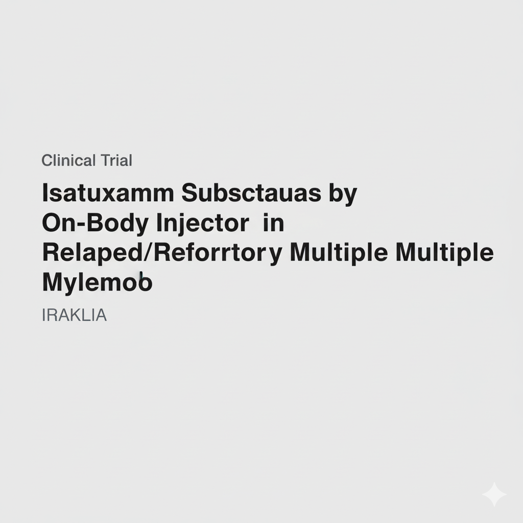 再発難治性多発性骨髄腫に対するイサツキシマブ皮下注OBI投与の非劣性を検証したIRAKLIA試験
