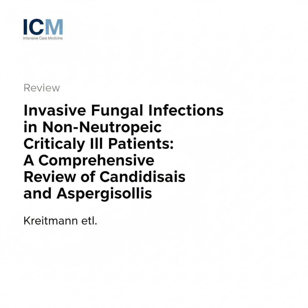 非好中球減少重症患者における侵襲性真菌感染症の診断と管理に関するレビュー