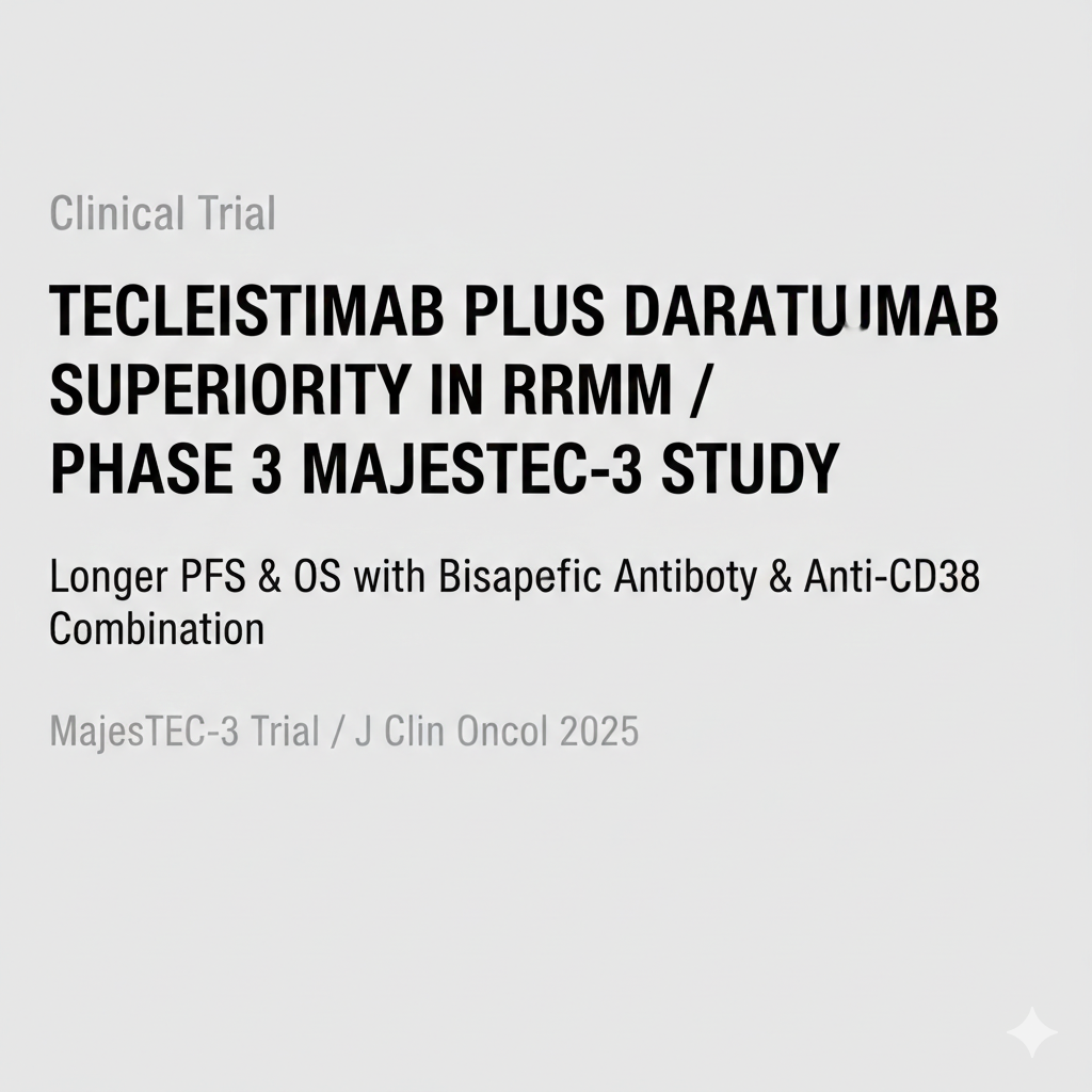 再発・難治性多発性骨髄腫に対するテクリスタマブ・ダラツムマブ併用療法の臨床試験